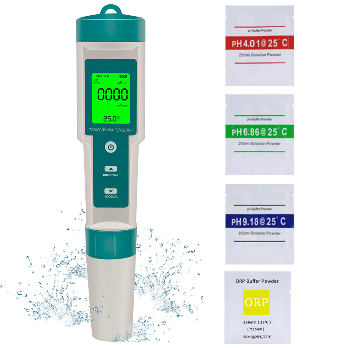 Ec Meter Digital - Digital PH Meter 7 In 1