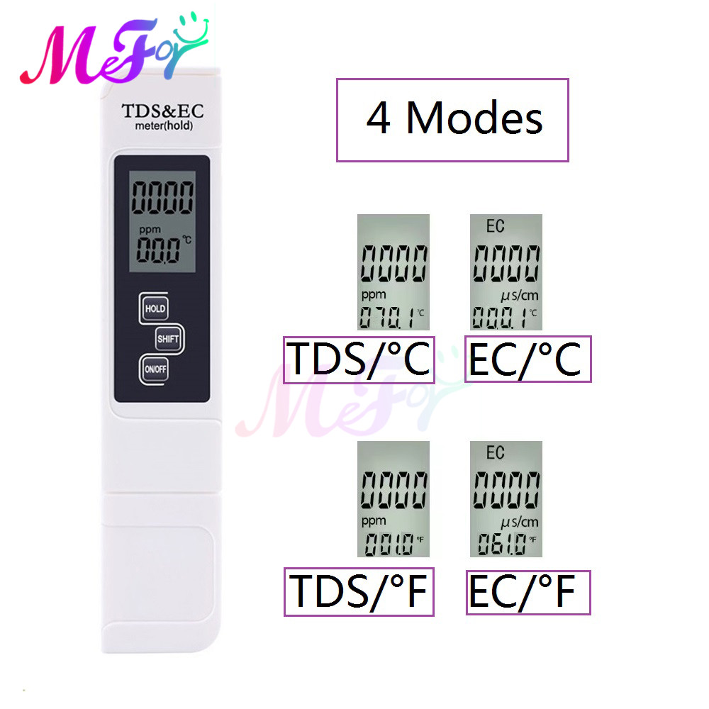 Ec Meter Digital - 3 In1 TDS EC Meter Temperature