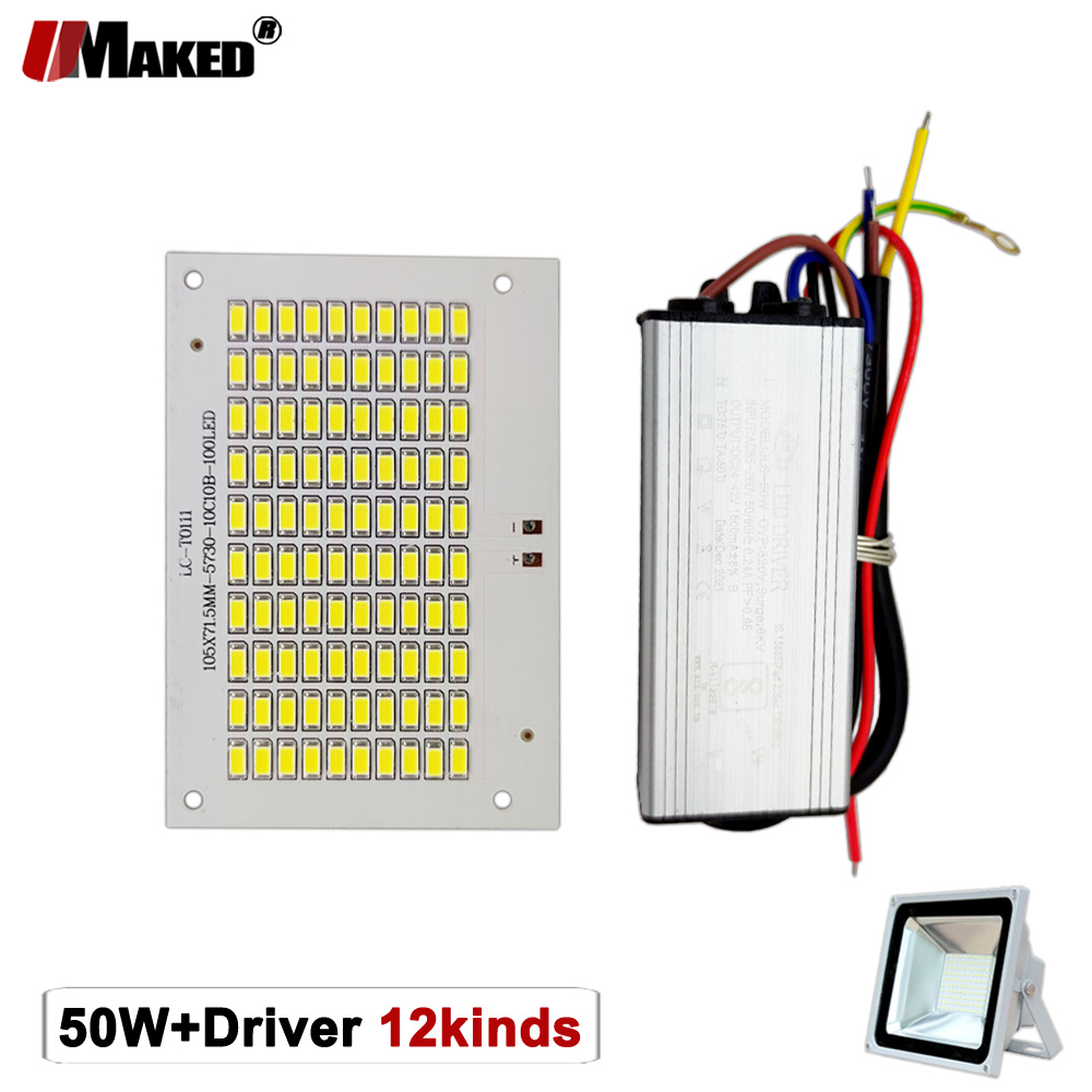 Flood Tray Table - 50W LED PCB+Driver Floodlight Plate Kits
