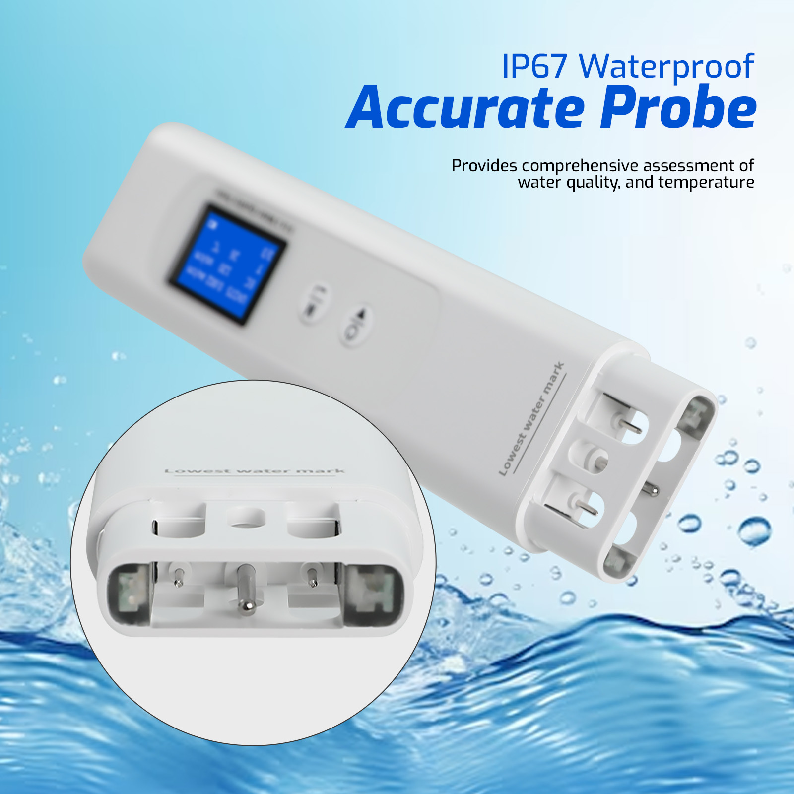 9-in-1 Digital Water Quality T - огляд і ціна Ec Meter Digital