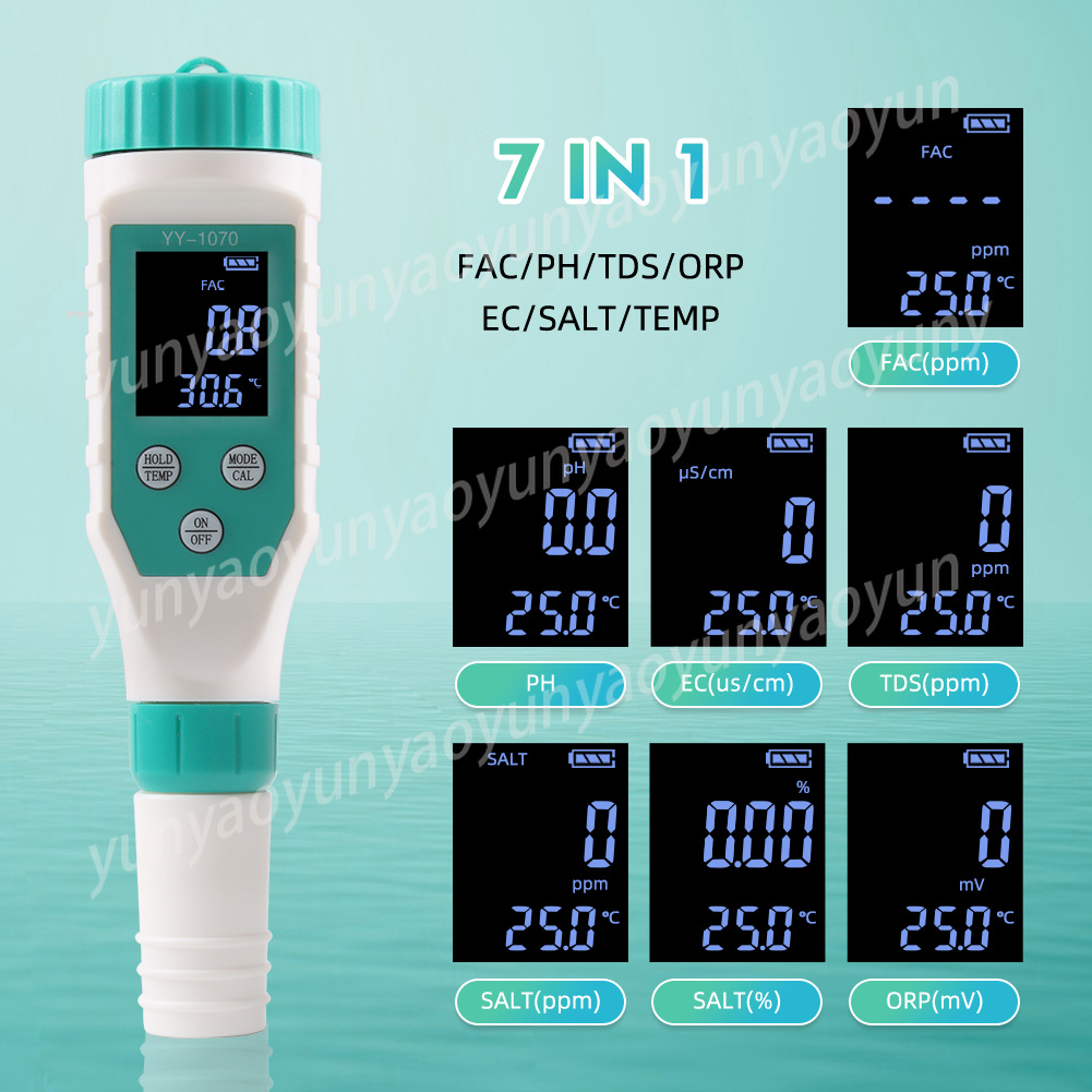 7 in 1 Digital Water Quality T - огляд і ціна Ec Meter Digital