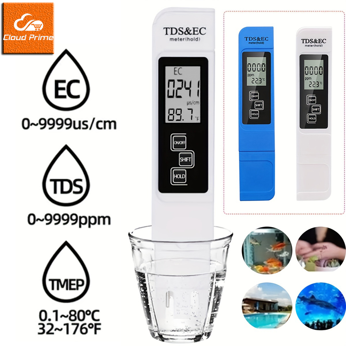 3in1 Water Quality Detection P - огляд і ціна Ec Meter Digital