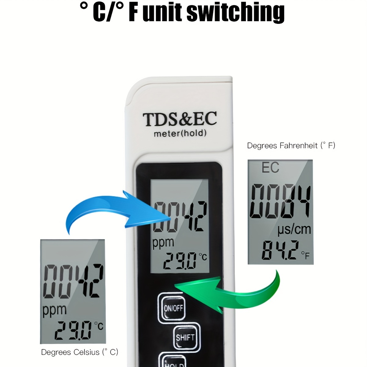3in1 Water Quality Detection P - огляд і ціна Ec Meter Digital
