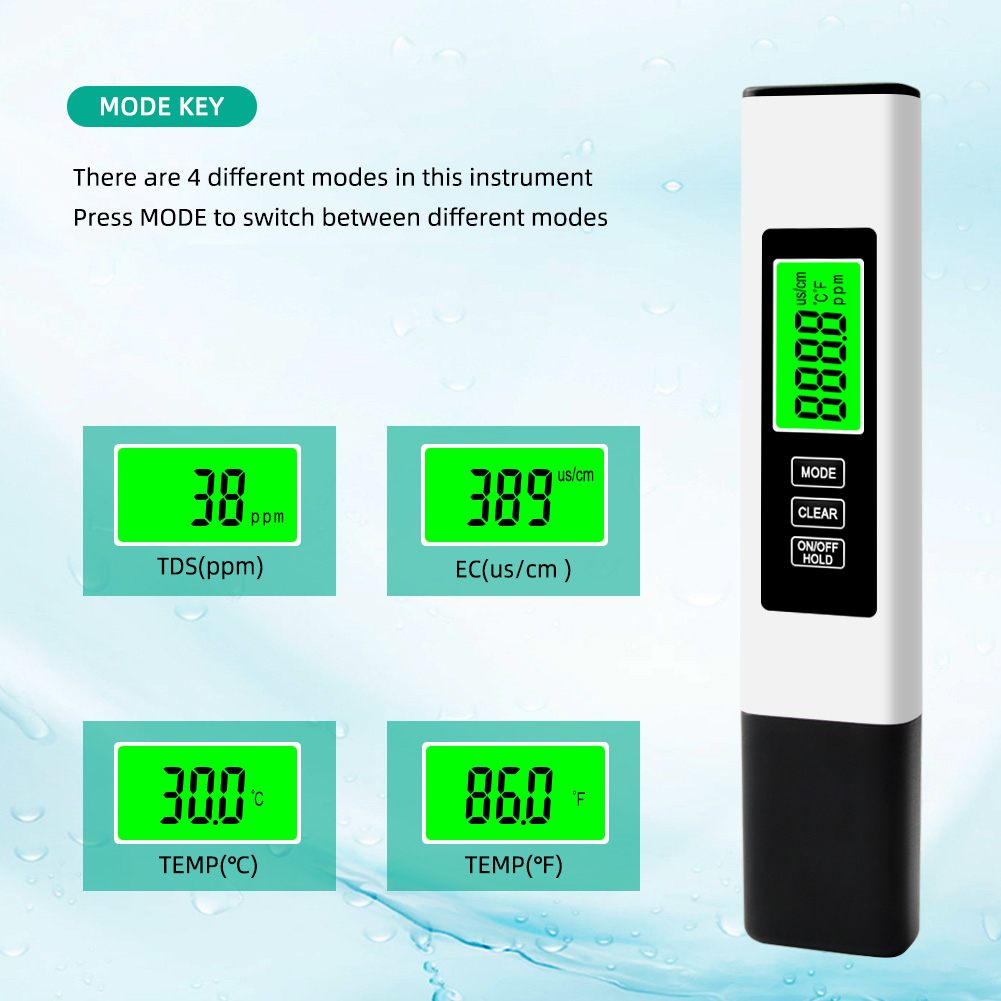 4 in 1 Digital Water Tester TD - огляд і ціна Ec Meter Digital