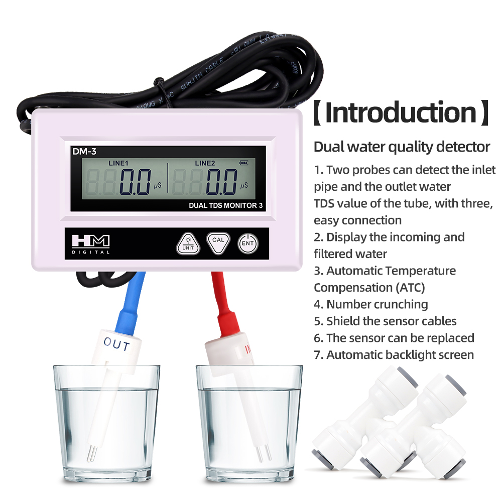 HM DM3 Online TDS EC Water Qua - огляд і ціна Ec Meter Digital
