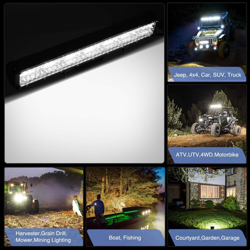Nilight 20'Combo LED Light Bar - огляд і ціна Flood Tray Table