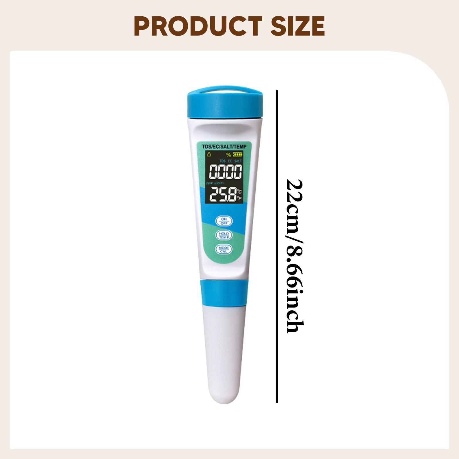 4 in 1 EC TDS SALT Temperature - огляд і ціна Ec Meter Digital