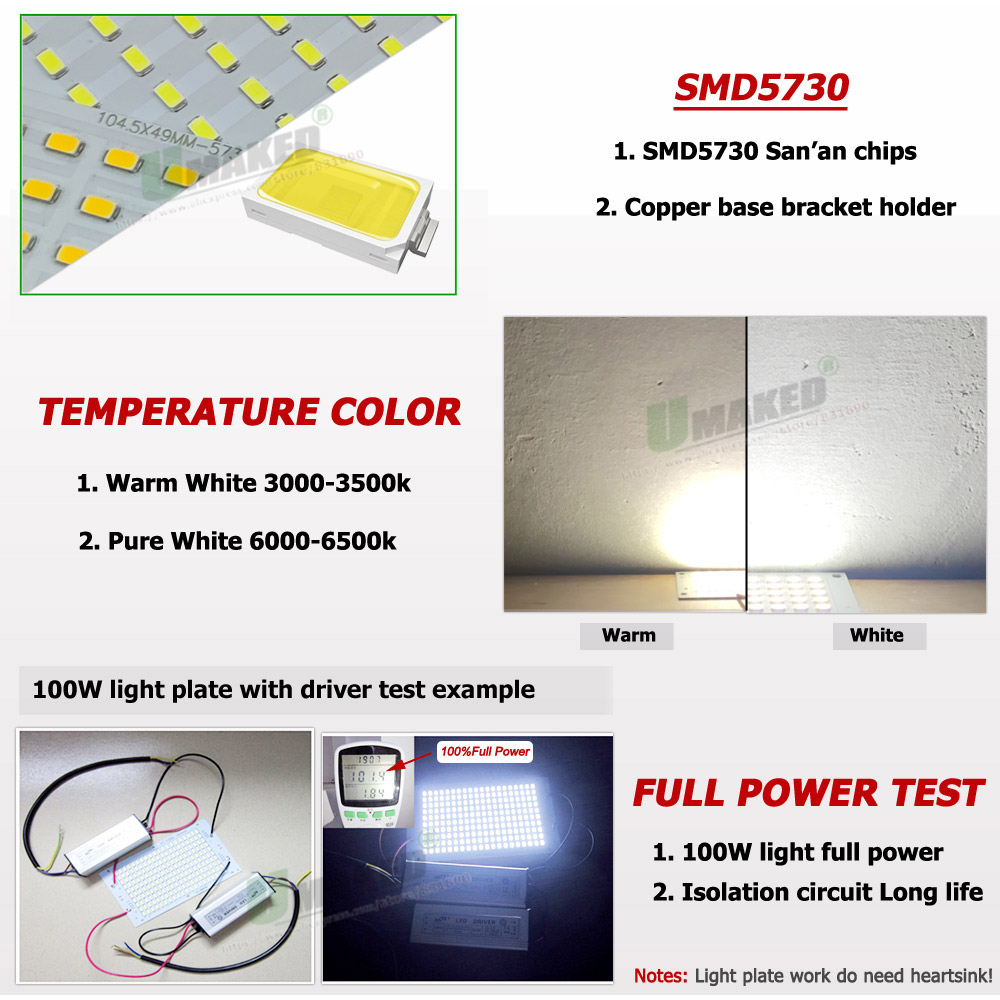 5PCs LED Floodlight Replace Pl - огляд і ціна Flood Tray Table